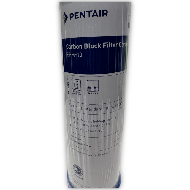 10-Micron Standard Carbon Block Filter (10″)
